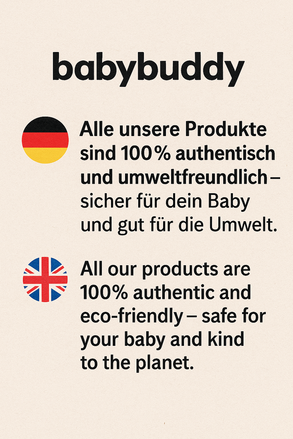 babybuddy® Sicherheit Tragbarer Babysitz