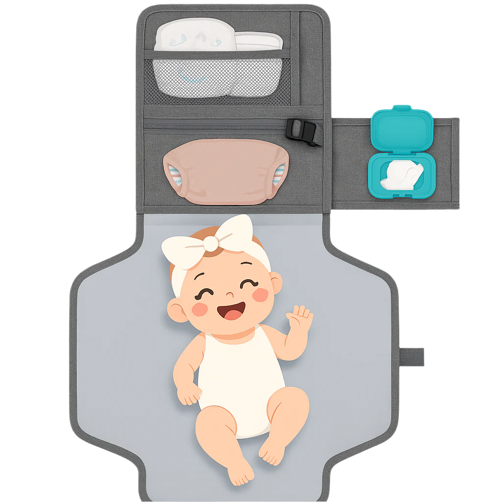 babybuddy® tragbare wickeltasche
