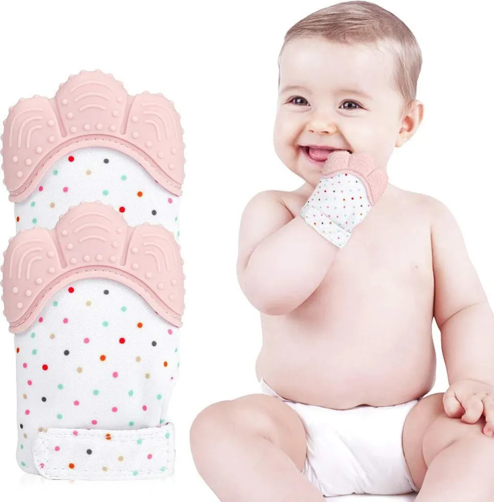 BabyBuddy® Beißhandschuh Baby – Zahnungshilfe & Schutz – babybuddy